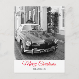 Karmann Ghia Classic Car Merry kerst Feestdagenkaart