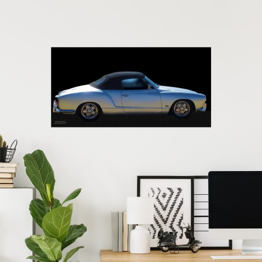 KARMANN GHIA POSTER (Thuiskantoor)