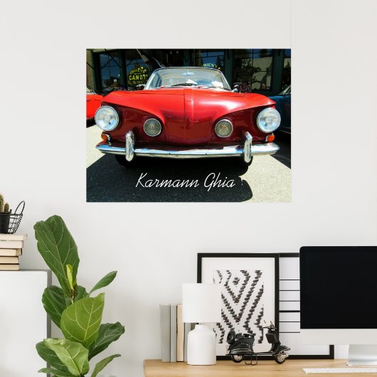 Karmann Ghia Poster (Thuiskantoor)