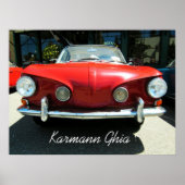 Karmann Ghia Poster (Voorkant)