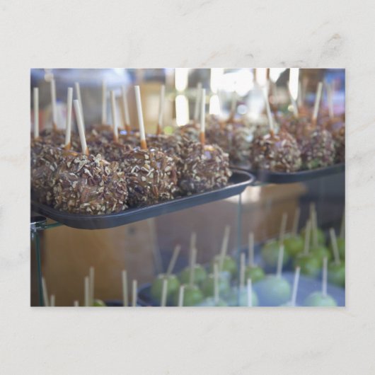 Karmel appels, Pioneer Square, Seattle Briefkaart (Voorkant)