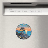 Karmel-bij-het-zee eenzame cipres magneet (Insitu (Vaatwasser))