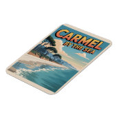 Karmel bij het zee strand california Pacifische ku Magneet (Linkerzijde)