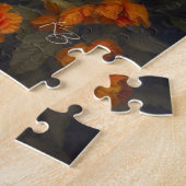 Karmel Gekleurde Kat met Vleugels Rust Legpuzzel (Zijkant)