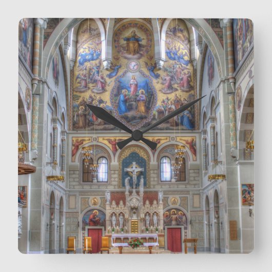 Karmelitenkirche Vierkante Klok (Voorkant)