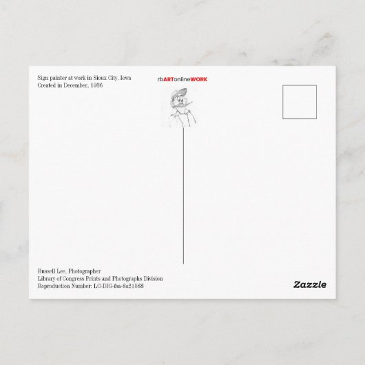 Karmelkorn Sign Briefkaart (Achterkant)