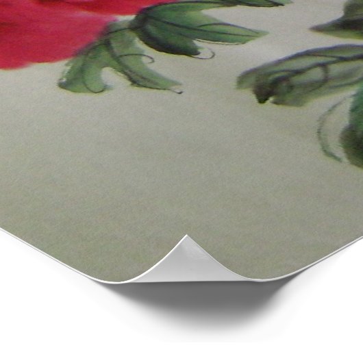 karmijnpruimen poster (Hoek)