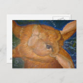 karmozijn briefkaart (Voorkant / Achterkant)