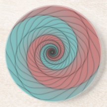 Karmozijn en Teal Wervelwind