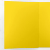 Karmozijn & Goud Gevouwen Uitnodiging – Aanpasbaar (Binnenzijde eerst)