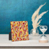 Karmozijn Gouden Abstracte Vloeibare Marmer Fotoplaat (Insitu)