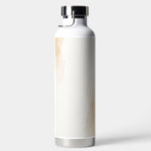 Karmozijn groen beige goud botanisch waterfles (Rechts)