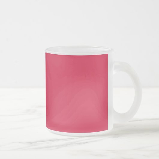 Karmozijn Matglas Koffiemok (Rechts)