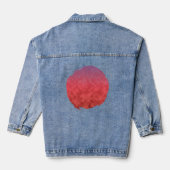 Karmozijn Nevel bij Schemering Denim Jacket (Achterkant)