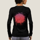 Karmozijn Nevel bij Schemering Tri-Blend Shirt (Achterkant)