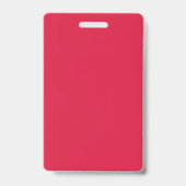 Karmozijn Rood Custom Event Badge (Achterkant)