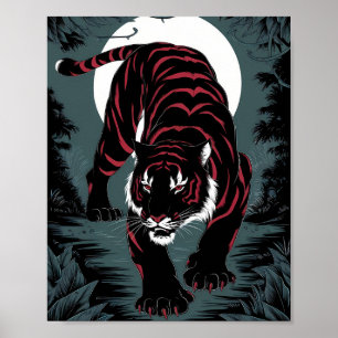 Karmozijn Schaduw Poster