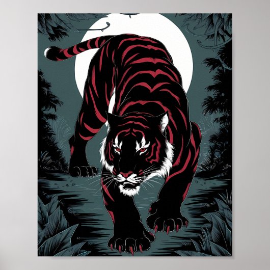 Karmozijn Schaduw Poster (Voorkant)