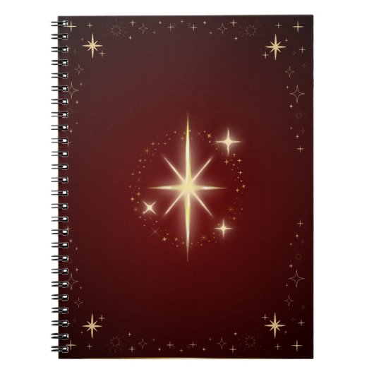 Karmozijn Ster  Notitieboek (Voorkant)