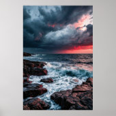 Karmozijn Storm Poster (Voorkant)
