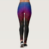 Karmozijn tot Kosmos Leggings (Achterkant)