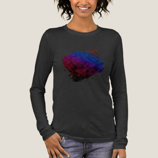 Karmozijn tot Kosmos Tri-Blend Shirt (Voorkant)
