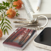 Karmozijnbos Sleutelhanger (Voorkant Rechts)