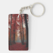 Karmozijnbos Sleutelhanger (achterkant)