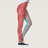 Karmozijnen luchtspiegeling leggings (Rechts)