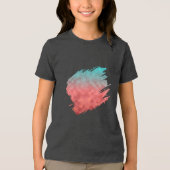 Karmozijnen luchtspiegeling Tri-Blend shirt (Voorkant)