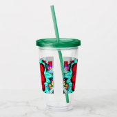 Karmozijnen Majesteit Acryl Drinkbeker (Links)