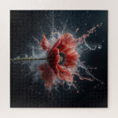 karmozijnexplosie legpuzzel (Horizontaal)