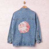 Karmozijnrode Echo's Denim Jacket (Hangar)