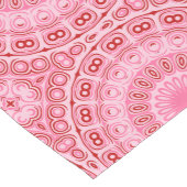Karmozijnrode en Roze Mandala Patroon Medium Tafelloper (Hoek)