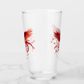 Karmozijnrode Feniks van het Maanlichtgetij. Glas (Rechts)