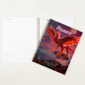 Karmozijnrode Feniks van het Maanlichtgetij. Planner (Display)