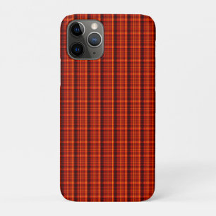 Karmozijnrode Highland Charme; Rode Tartanprint Case-Mate iPhone Case