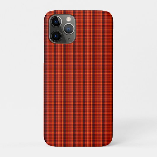 Karmozijnrode Highland Charme; Rode Tartanprint Case-Mate iPhone Case (Achterkant)