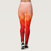 Karmozijnrode Hittevloed Leggings (Achterkant)