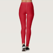 Karmozijnrode Legging (Achterkant)