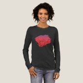 Karmozijnrode Nevel bij Schemering Tri-Blend Shirt (Voorkant)