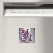 Karmozijnrode Schemerfee en Draakmagneet Magneet (Insitu (Vaatwasser))