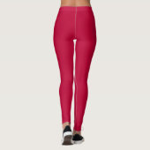 Karmozijnroem Grootkleur Leggings (Achterkant)