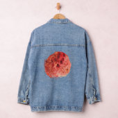 Karmozijnrood Residue Denim Jacket (Hangar)