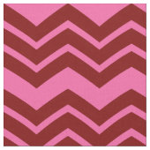 Karmozijnrood Roze Chevron Zigzag Design Stof (Close Up)