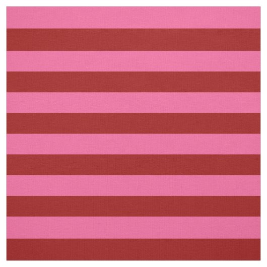 Karmozijnrood Roze Strepen Design Stof (Swatch)