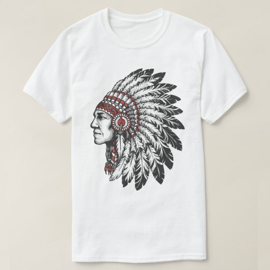 Karmozijnrood T-shirt (Design voorkant)