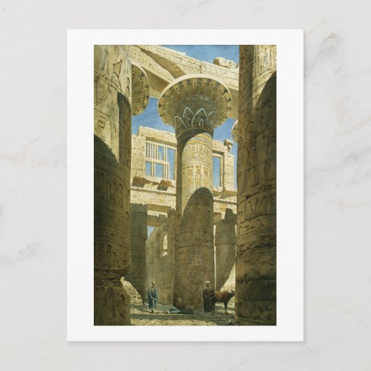 Karnak, c.1866 briefkaart (Voorkant)