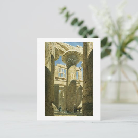 Karnak, c.1866 briefkaart (Staand voorkant)
