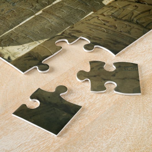 Karnak, c.1866 (m/c op papier) legpuzzel (Zijkant)